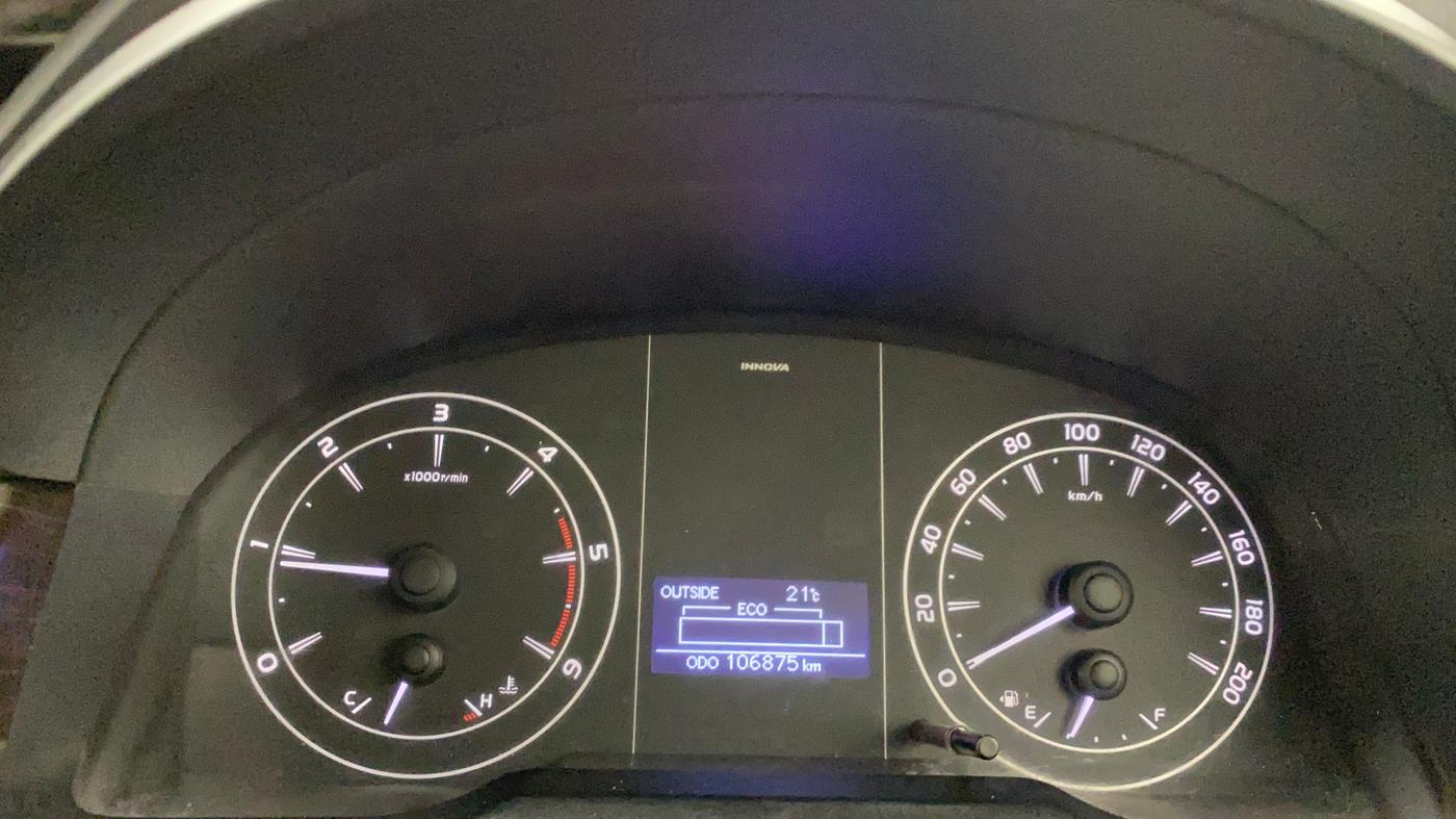 2018 Toyota Innova Crysta 2.4 GX 8 STR, Diesel, Manual, 1,06,885 km, Odometer Image