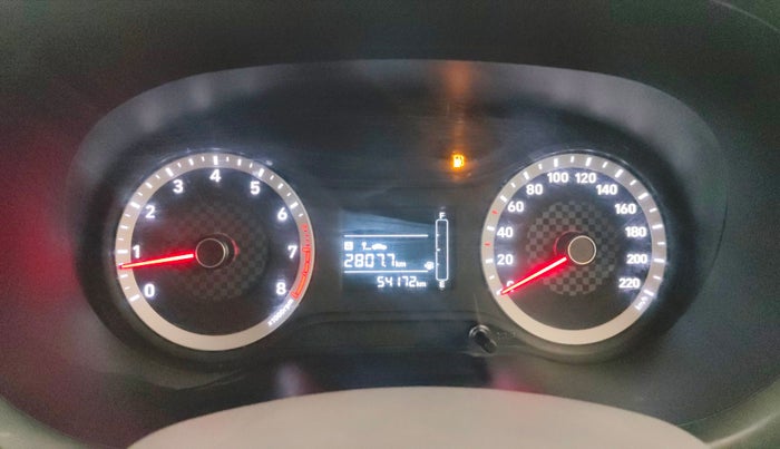 2020 Hyundai AURA S 1.2, Petrol, Manual, 54,167 km, Odometer Image