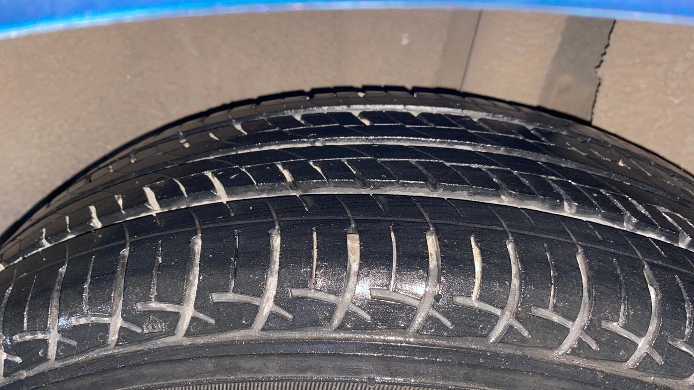 2018 Maruti Baleno DELTA PETROL 1.2, Petrol, Manual, 62,576 km, Left Rear Tyre Tread