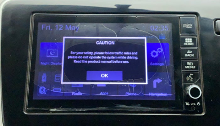 2018 Honda City 1.5L I-VTEC V MT, CNG, Manual, 60,060 km, Infotainment System