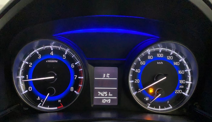 2019 Maruti Baleno DELTA PETROL 1.2, Petrol, Manual, 74,207 km, Odometer Image