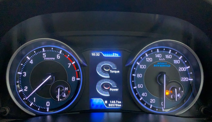 2019 Maruti Ertiga ZXI SHVS, Petrol, Manual, 90,579 km, Odometer Image