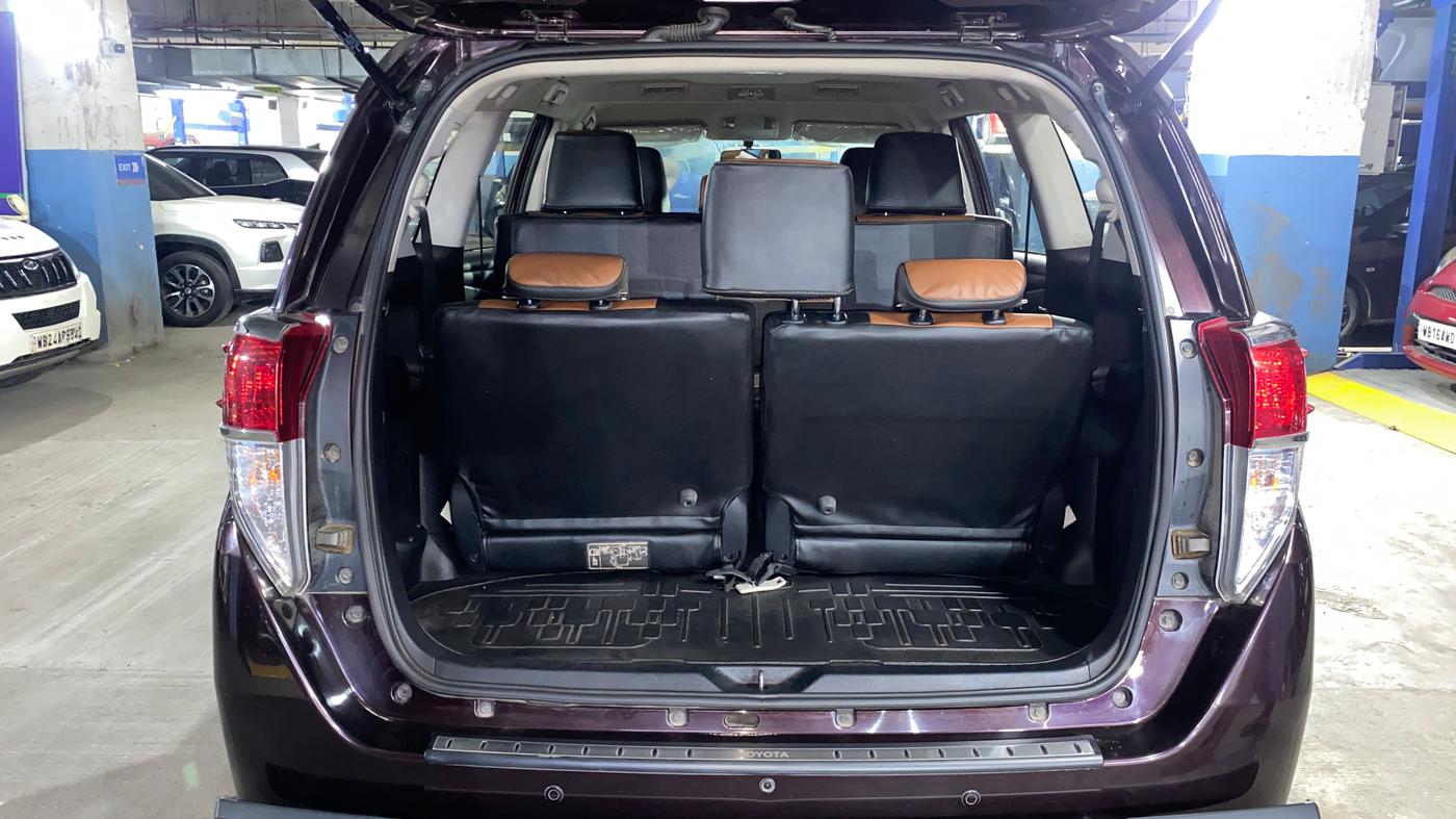 2018 Toyota Innova Crysta 2.4 GX 8 STR, Diesel, Manual, 28,379 km, Boot Inside