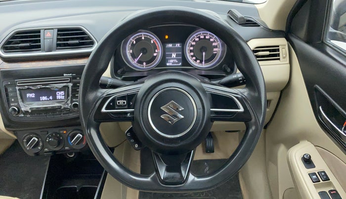 2017 Maruti Dzire VDI AMT, Diesel, Automatic, 1,10,277 km, Steering Wheel Close Up