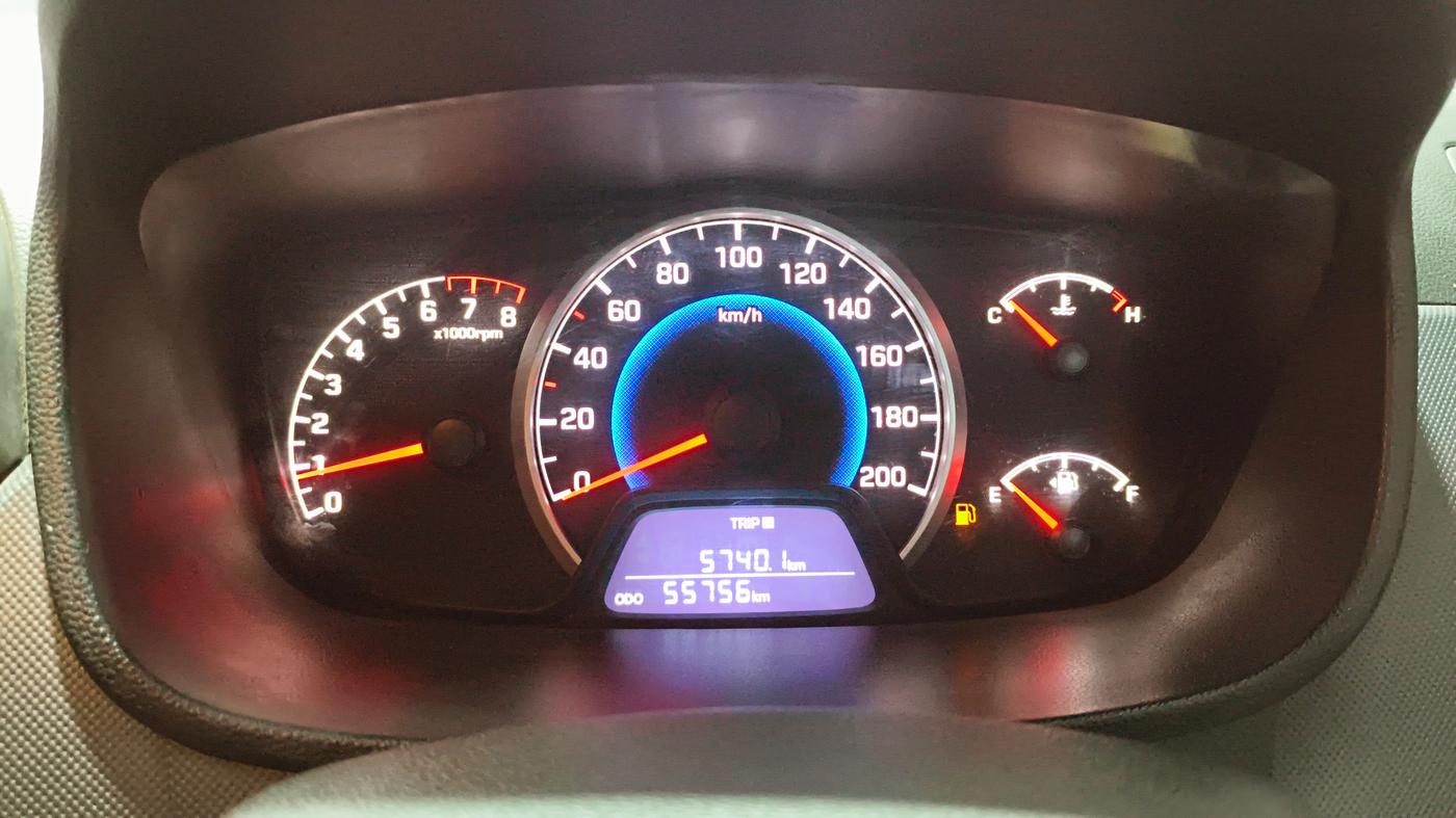 2019 Hyundai Grand i10 SPORTZ 1.2 KAPPA VTVT DUAL TONE, Petrol, Manual, 55,732 km, Odometer Image