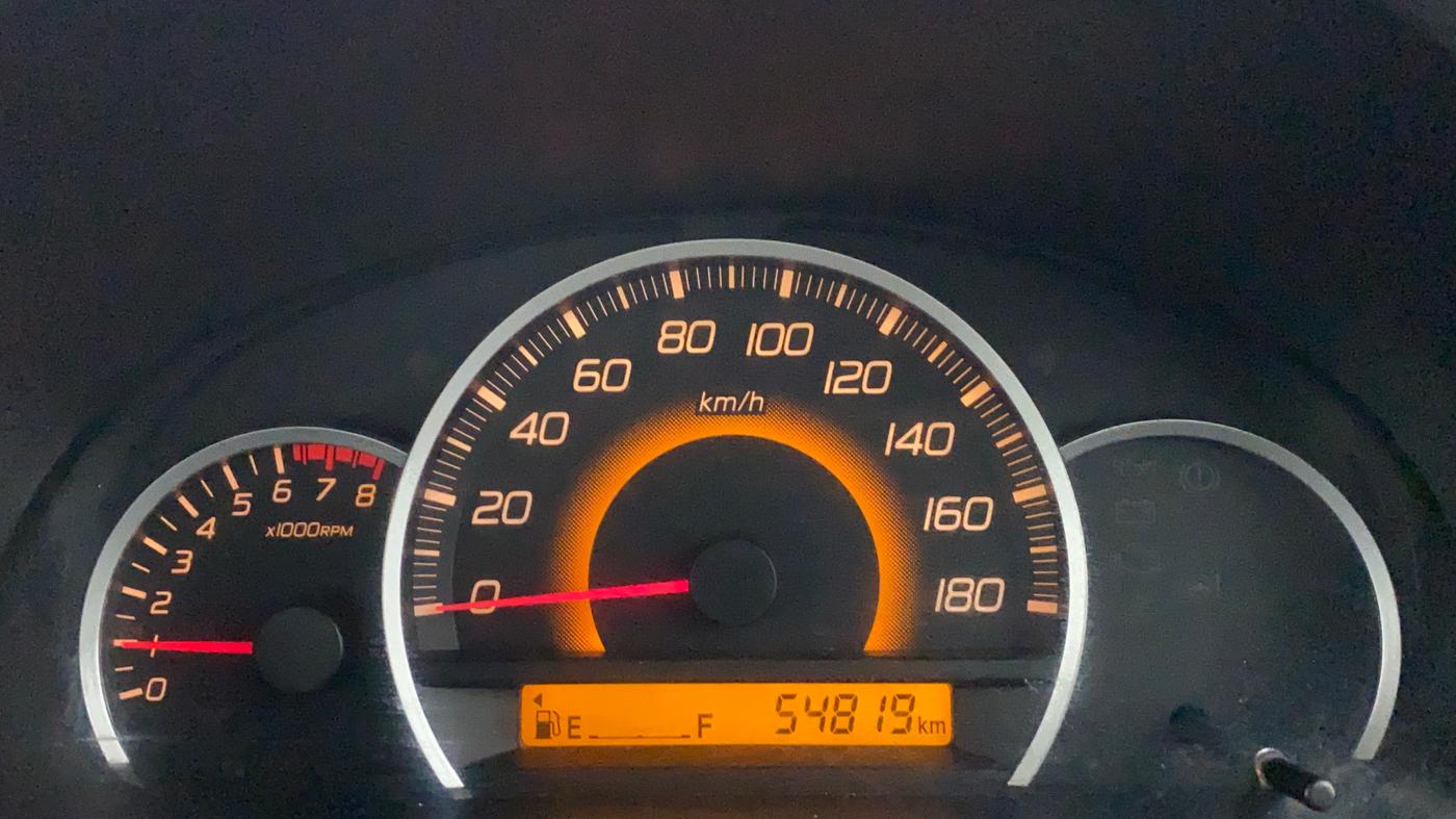 2013 Maruti Wagon R 1.0 VXI, Petrol, Manual, 54,879 km, Odometer Image