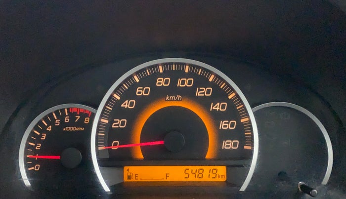 2013 Maruti Wagon R 1.0 VXI, Petrol, Manual, 54,879 km, Odometer Image