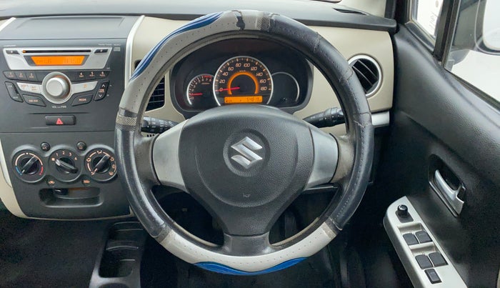2013 Maruti Wagon R 1.0 VXI, Petrol, Manual, 54,879 km, Steering Wheel Close Up