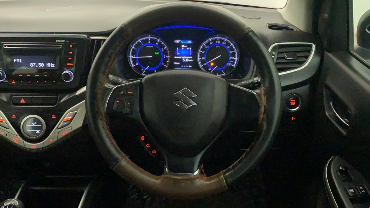 2017 Maruti Baleno ZETA PETROL 1.2, CNG, Manual, 53,860 km, Steering Wheel Close Up
