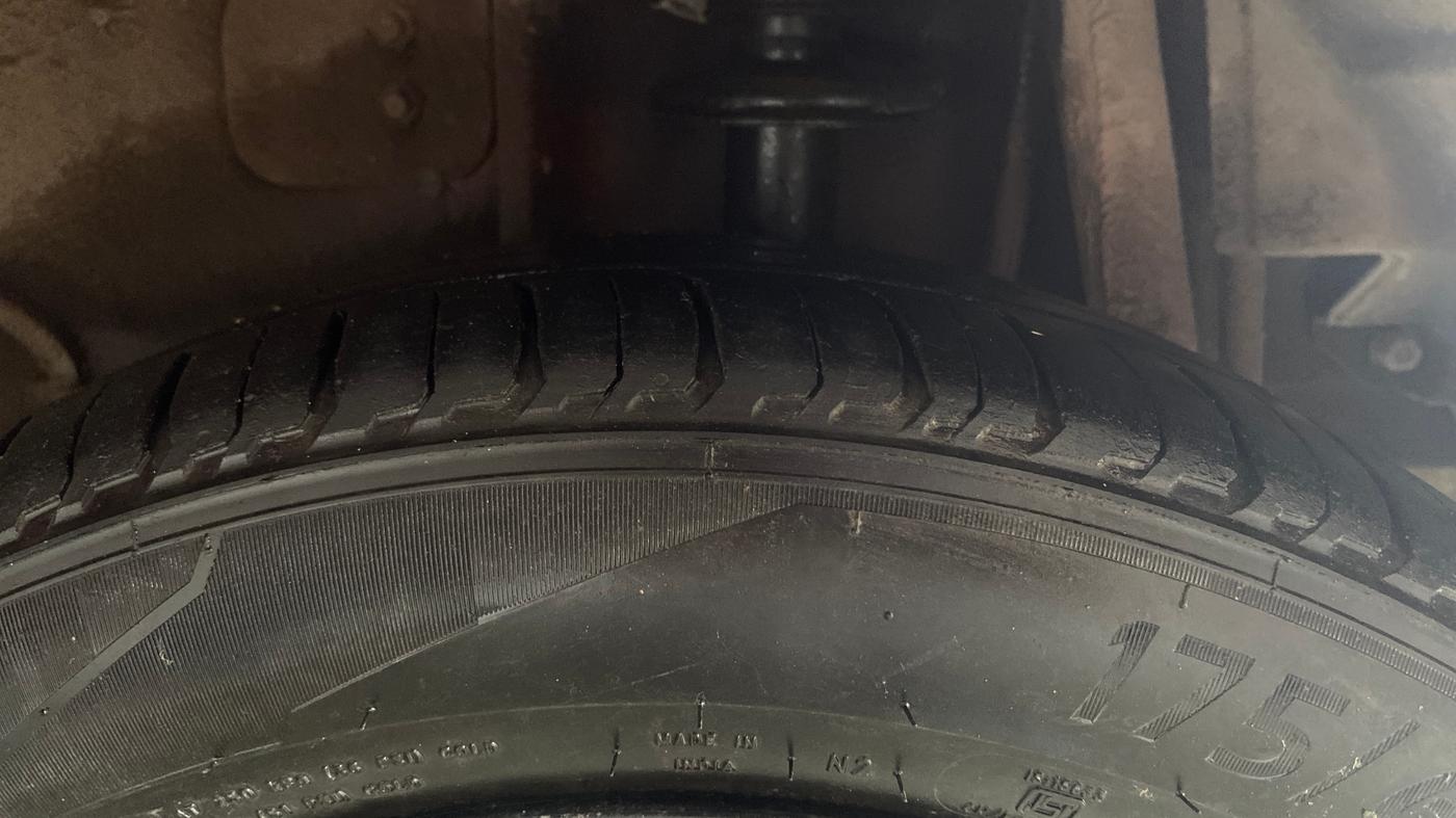 2020 Tata Tiago XZ PLUS PETROL, Petrol, Manual, 77,239 km, Left Rear Tyre Tread