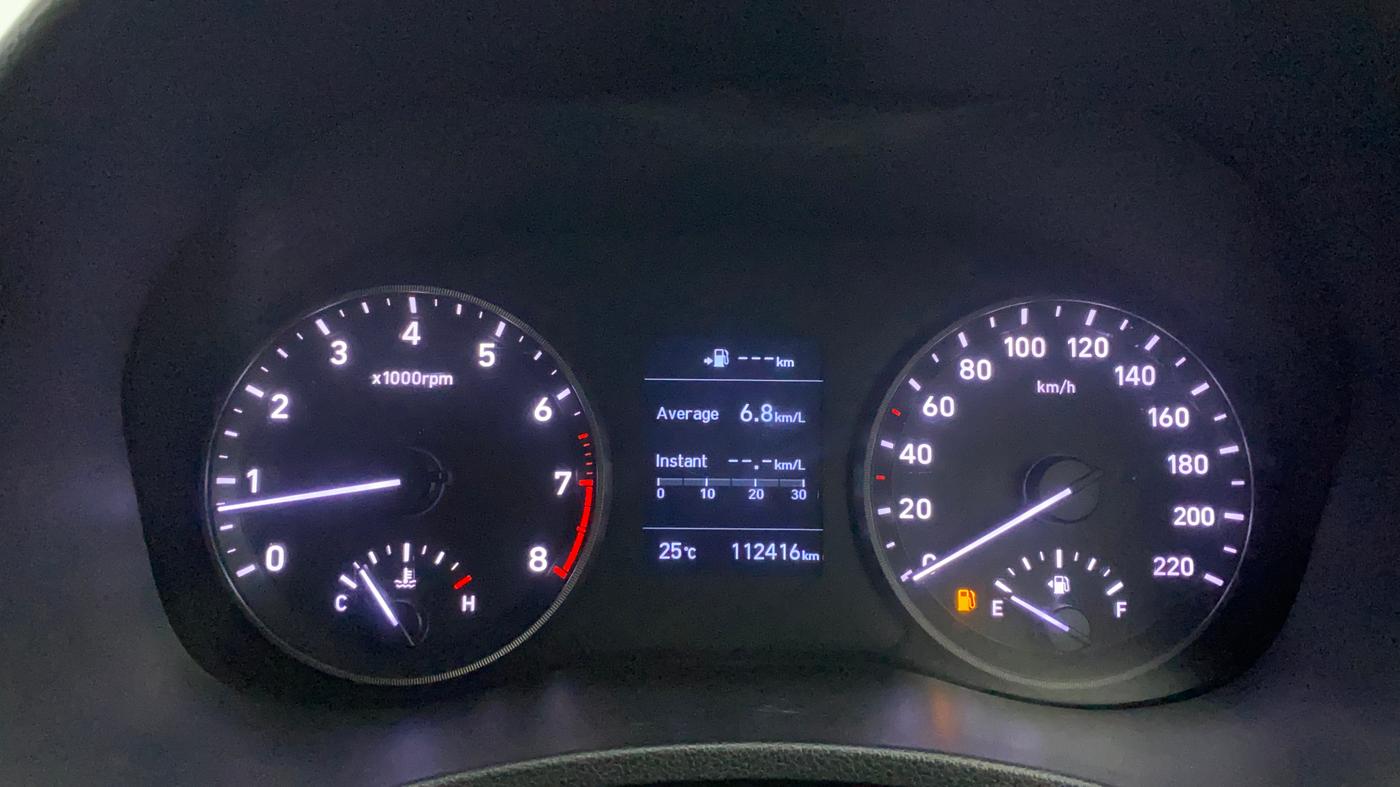 2017 Hyundai Verna 1.6 VTVT SX O, Petrol, Manual, 1,12,398 km, Odometer Image