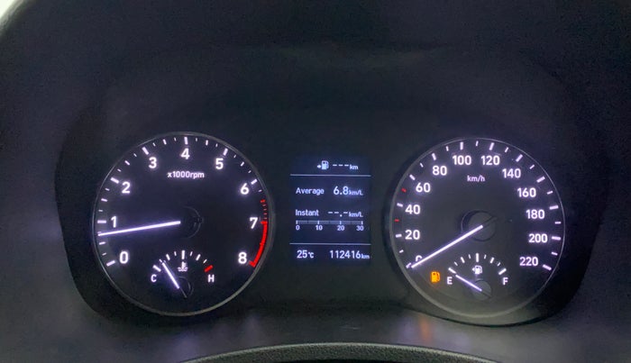 2017 Hyundai Verna 1.6 VTVT SX O, Petrol, Manual, 1,12,398 km, Odometer Image