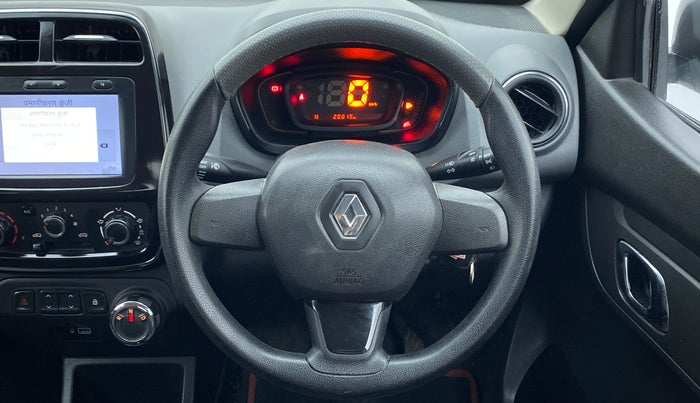 2019 Renault Kwid RXT 1.0 EASY-R AT OPTION, Petrol, Automatic, 21,490 km, Steering Wheel Close Up