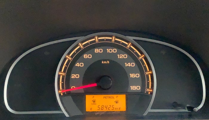 2013 Maruti Alto 800 LXI CNG, CNG, Manual, 58,425 km, Odometer Image