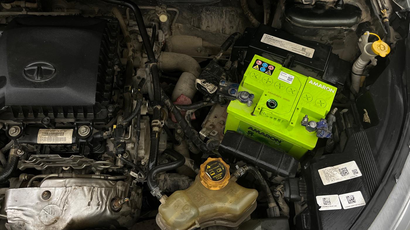2021 Tata NEXON XZ PLUS (O) PETROL, Petrol, Manual, 80,612 km, Engine View - Left