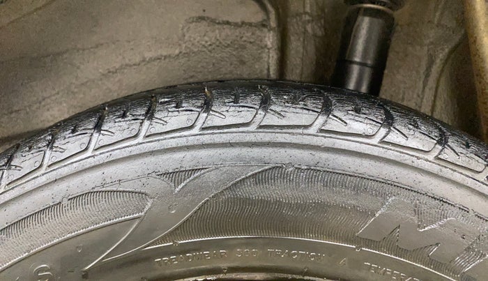 2019 Maruti New Wagon-R VXI 1.0, Petrol, Manual, 34,056 km, Left Rear Tyre Tread