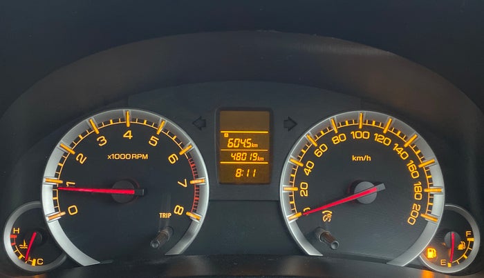 2011 Maruti Swift VXI, Petrol, Manual, 48,058 km, Odometer Image