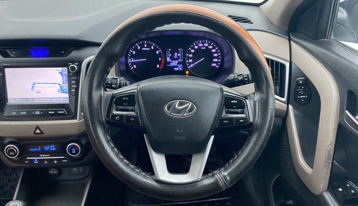 2017 Hyundai Creta 1.6 SX PLUS PETROL, Petrol, Manual, 47,521 km, Steering Wheel Close Up
