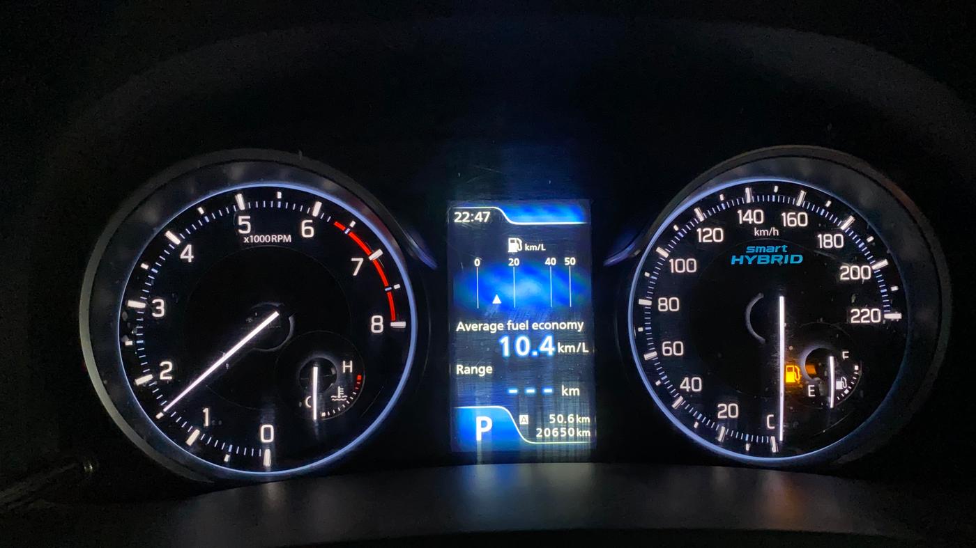 2021 Maruti Ertiga VXI AT SHVS, Petrol, Automatic, 20,649 km, Odometer Image