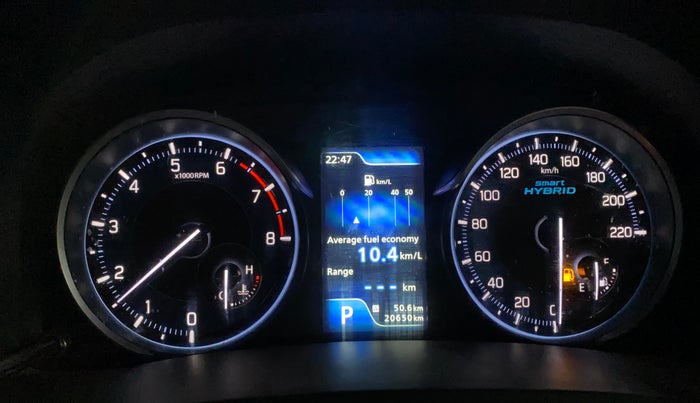 2021 Maruti Ertiga VXI AT SHVS, Petrol, Automatic, 20,649 km, Odometer Image
