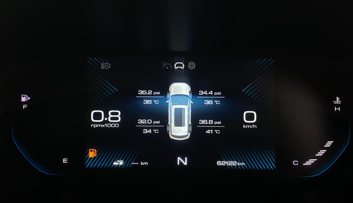 2023 MG HECTOR PLUS SAVVY PRO 1.5 TURBO CVT 7 STR, Petrol, Automatic, 62,118 km, Odometer Image