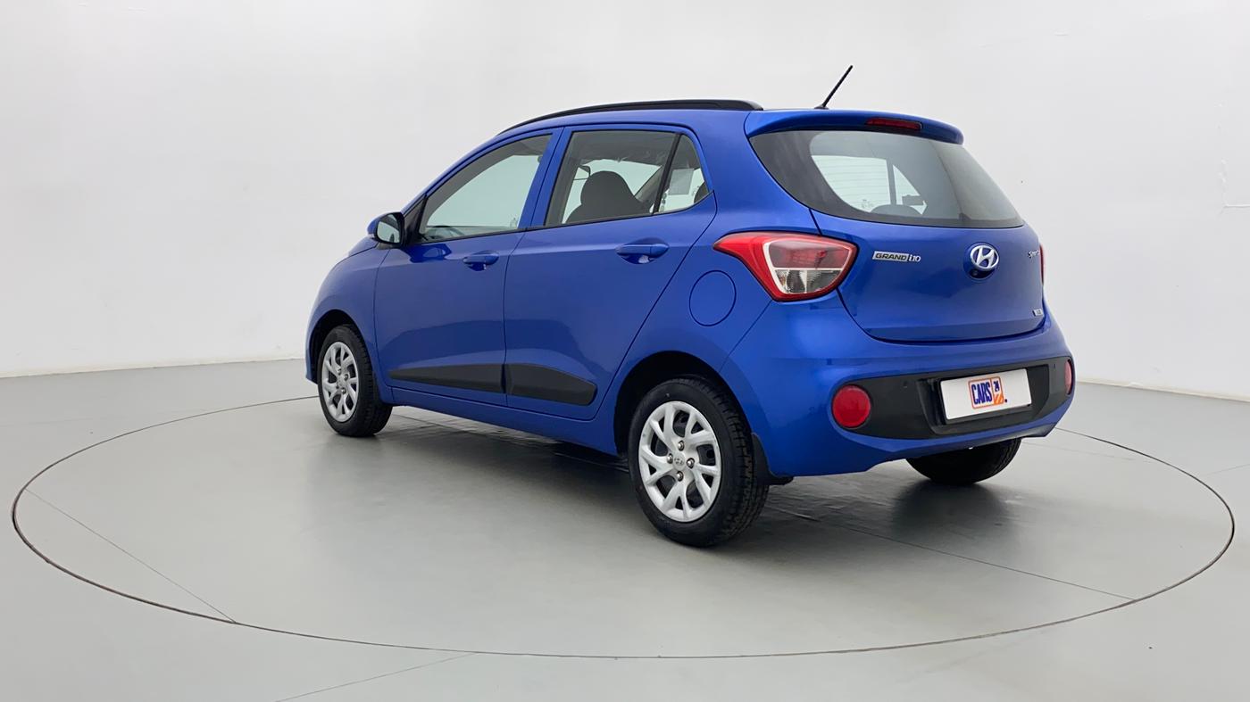 2017 Hyundai Grand i10 Sportz(O) 1.2 MT, Petrol, Manual, 18,296 km, Left Back Diagonal (45- Degree) View