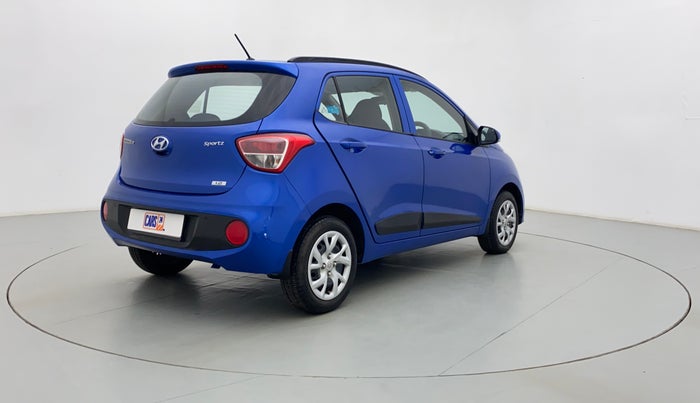 2017 Hyundai Grand i10 Sportz(O) 1.2 MT, Petrol, Manual, 18,296 km, Right Back Diagonal (45- Degree) View
