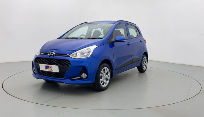 2017 Hyundai Grand i10 Sportz(O) 1.2 MT, Petrol, Manual, 18,296 km, Left Front Diagonal (45- Degree) View