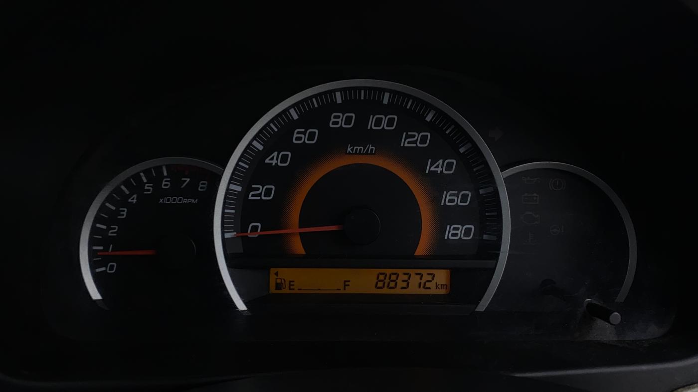 2014 Maruti Wagon R 1.0 VXI, Petrol, Manual, 88,365 km, Odometer Image
