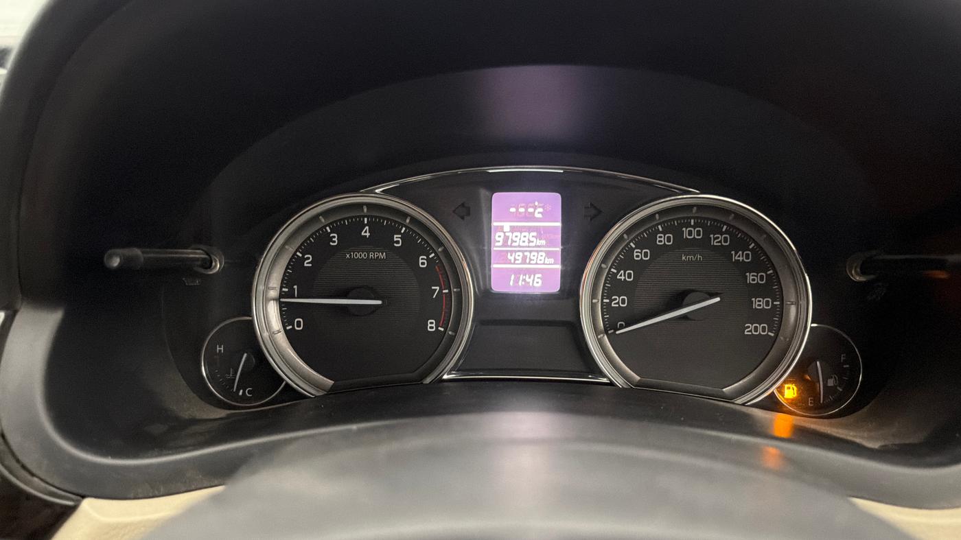 2015 Maruti Ciaz ZXI+, Petrol, Manual, 49,798 km, Odometer Image