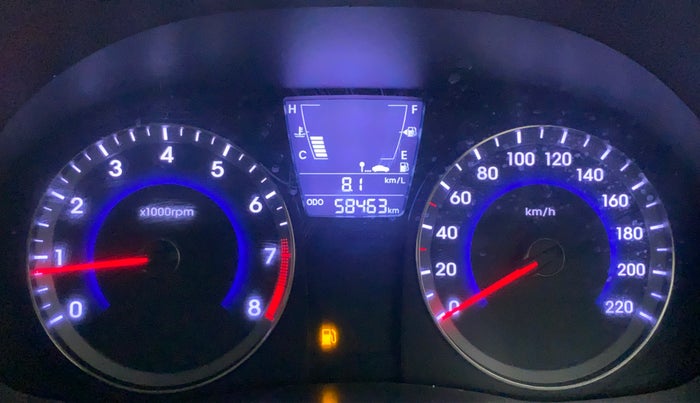 2012 Hyundai Verna FLUIDIC 1.6 VTVT EX, Petrol, Manual, 59,119 km, Odometer Image