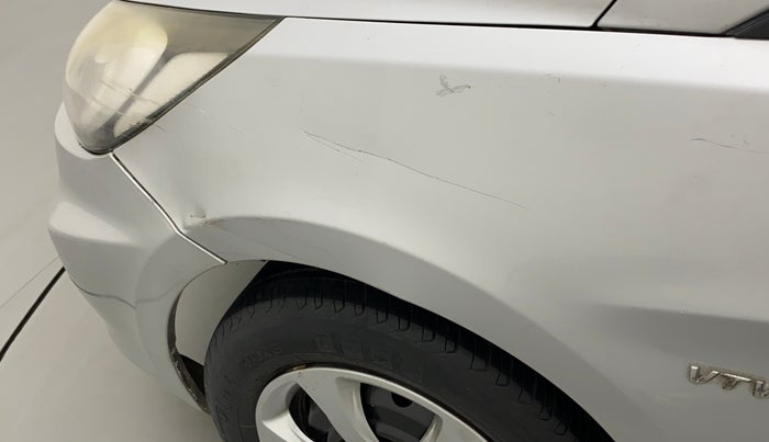 2012 Hyundai Verna FLUIDIC 1.6 VTVT EX, Petrol, Manual, 59,119 km, Left fender - Slightly dented