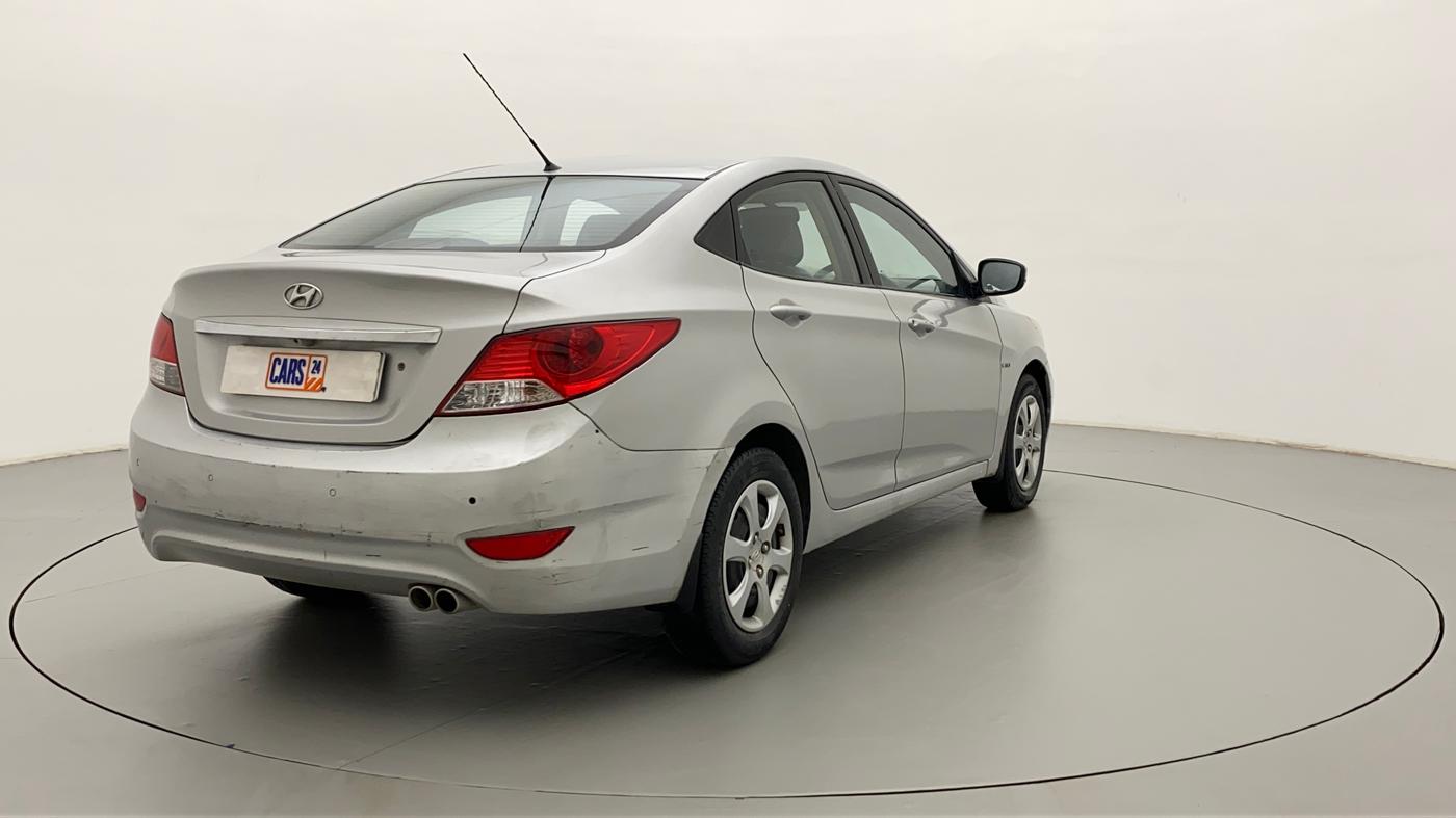 2012 Hyundai Verna FLUIDIC 1.6 VTVT EX, Petrol, Manual, 59,119 km, Right Back Diagonal