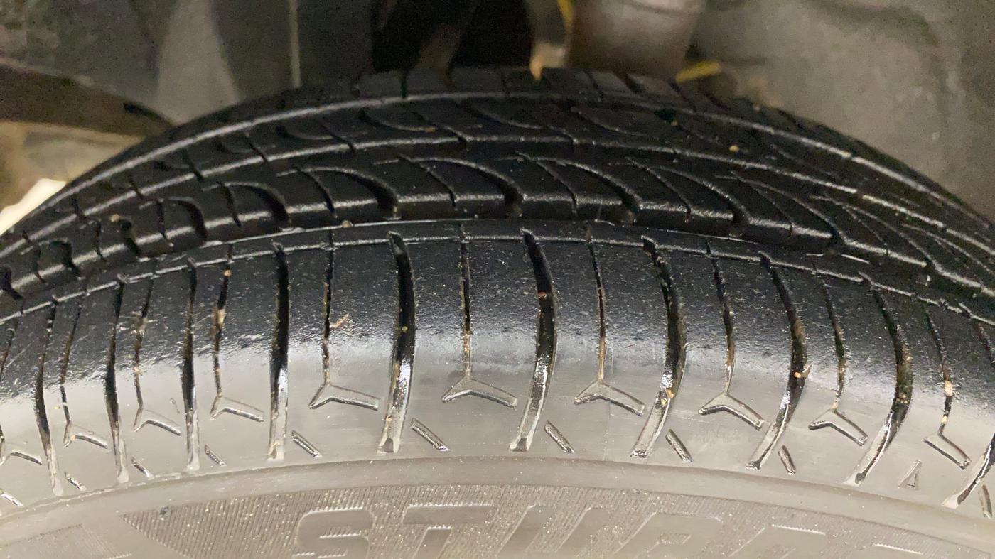 2015 Tata Nano TWIST XTA, Petrol, Automatic, 46,267 km, Left Front Tyre Tread