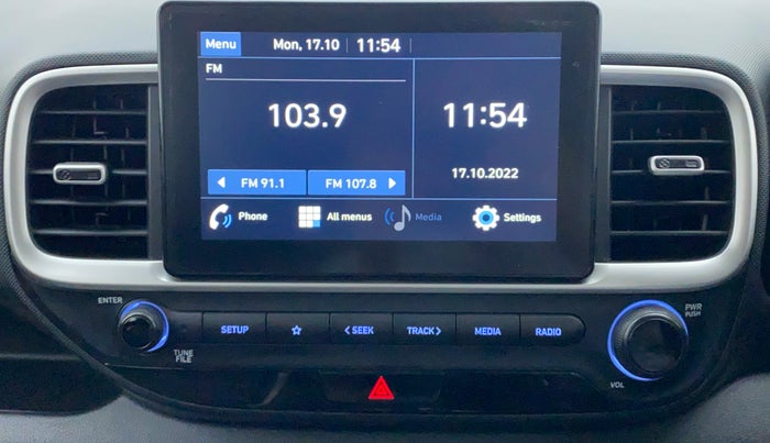 2020 Hyundai VENUE SX 1.0 GDI IMT, Petrol, Manual, 21,044 km, Infotainment System