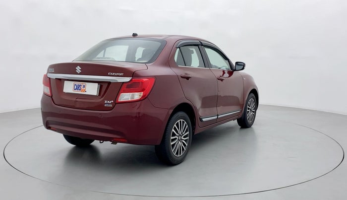 2017 Maruti Dzire ZXI Plus AMT, Petrol, Automatic, 76,239 km, Right Back Diagonal