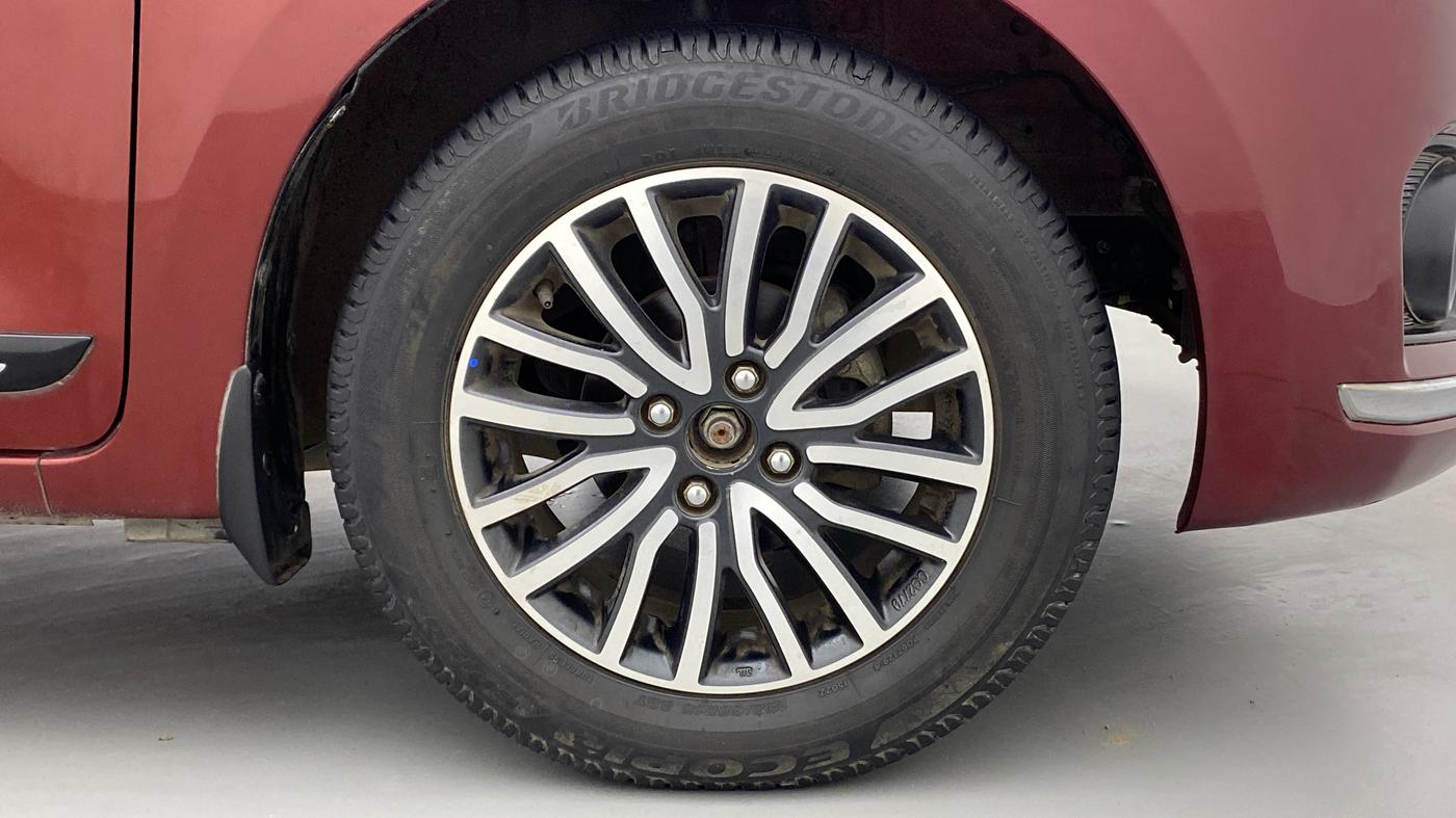 2017 Maruti Dzire ZXI Plus AMT, Petrol, Automatic, 76,239 km, Right Front Wheel