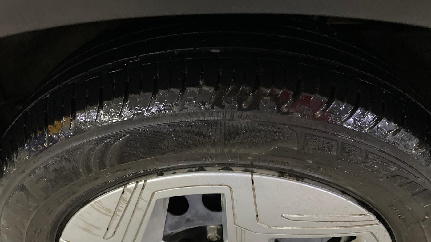 2025 Tata NEXON Pure Plus 1.2 iCNG 6MT, CNG, Manual, 12,630 km, Left Rear Tyre Tread
