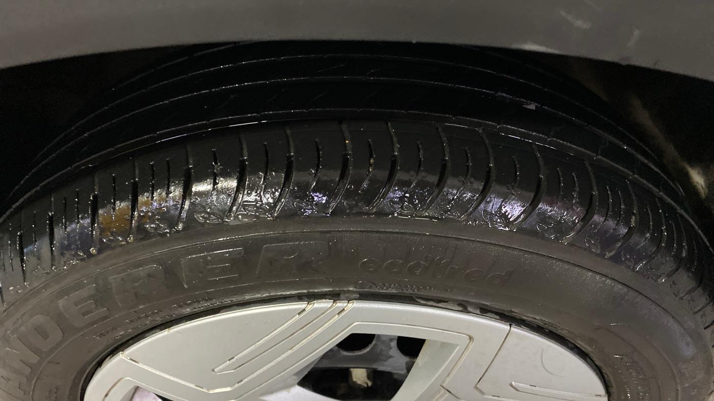2025 Tata NEXON Pure Plus 1.2 iCNG 6MT, CNG, Manual, 12,630 km, Left Front Tyre Tread