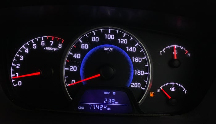 2016 Hyundai Grand i10 MAGNA 1.2 KAPPA VTVT, Petrol, Manual, 77,420 km, Odometer Image