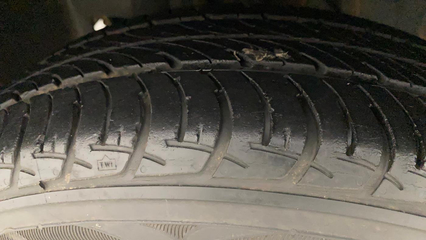 2019 Datsun Go Plus T(O), Petrol, Manual, 18,254 km, Left Front Tyre Tread