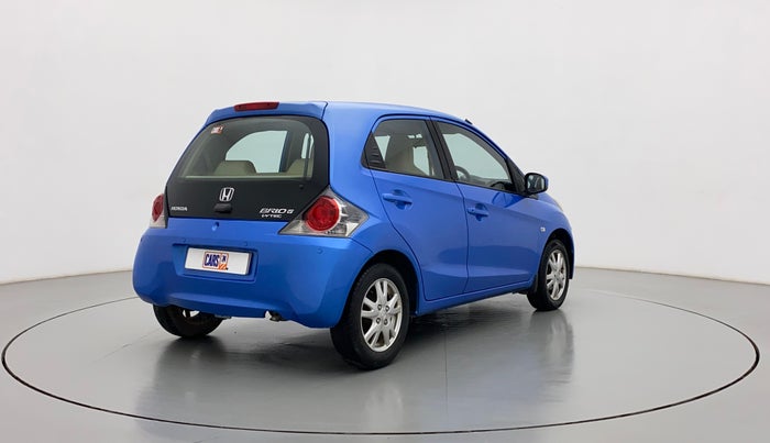 2012 Honda Brio V MT, Petrol, Manual, 55,791 km, Right Back Diagonal