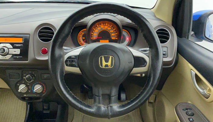 2012 Honda Brio V MT, Petrol, Manual, 55,791 km, Steering Wheel Close Up