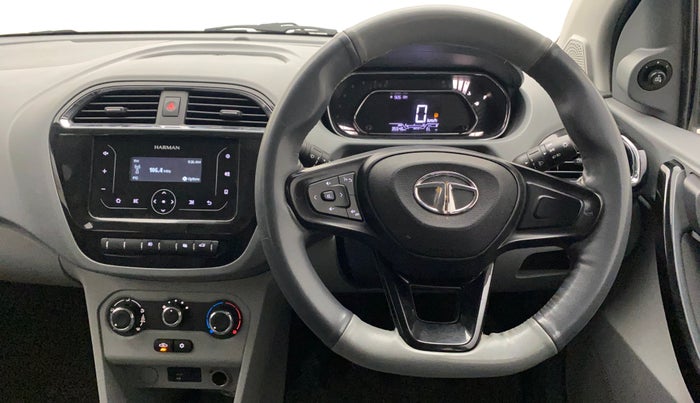 2021 Tata TIGOR XZ PETROL, Petrol, Manual, 35,602 km, Steering Wheel Close Up