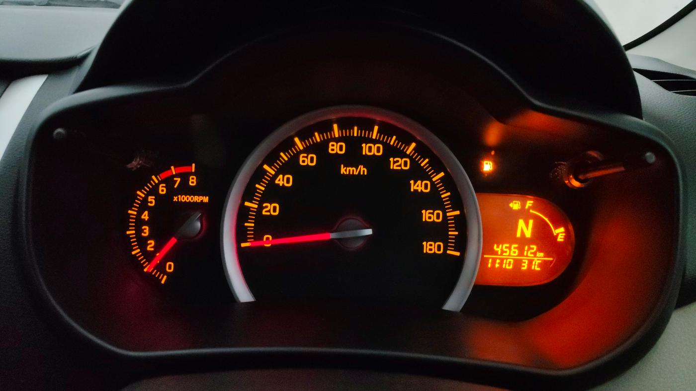 2015 Maruti Celerio VXI AMT, CNG, Automatic, 45,611 km, Odometer Image