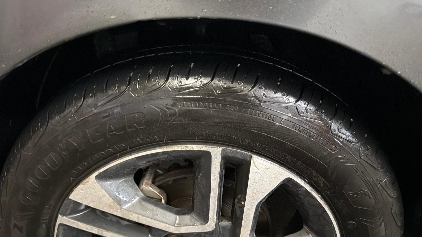2020 Tata Tiago XZA PLUS PETROL, Petrol, Automatic, 57,342 km, Left Front Tyre Tread
