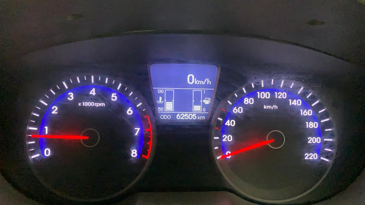 2012 Hyundai i20 ASTA 1.2, Petrol, Manual, 62,503 km, Odometer Image