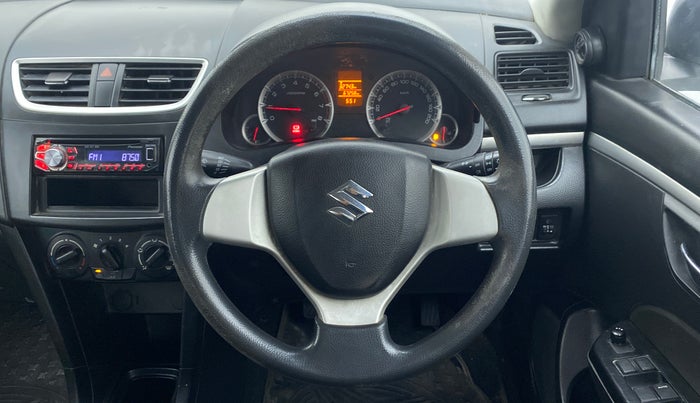 2013 Maruti Swift VXI, Petrol, Manual, 67,258 km, Steering Wheel Close Up