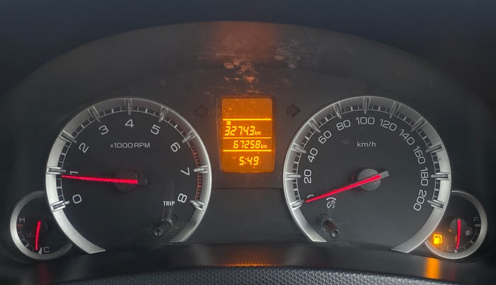 2013 Maruti Swift VXI, Petrol, Manual, 67,258 km, Odometer Image