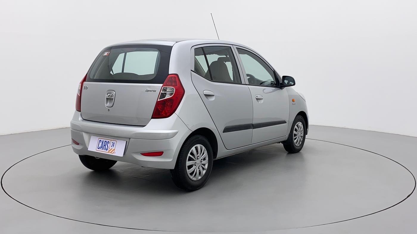 2014 Hyundai i10 SPORTZ 1.1, Petrol, Manual, 54,729 km, Right Back Diagonal